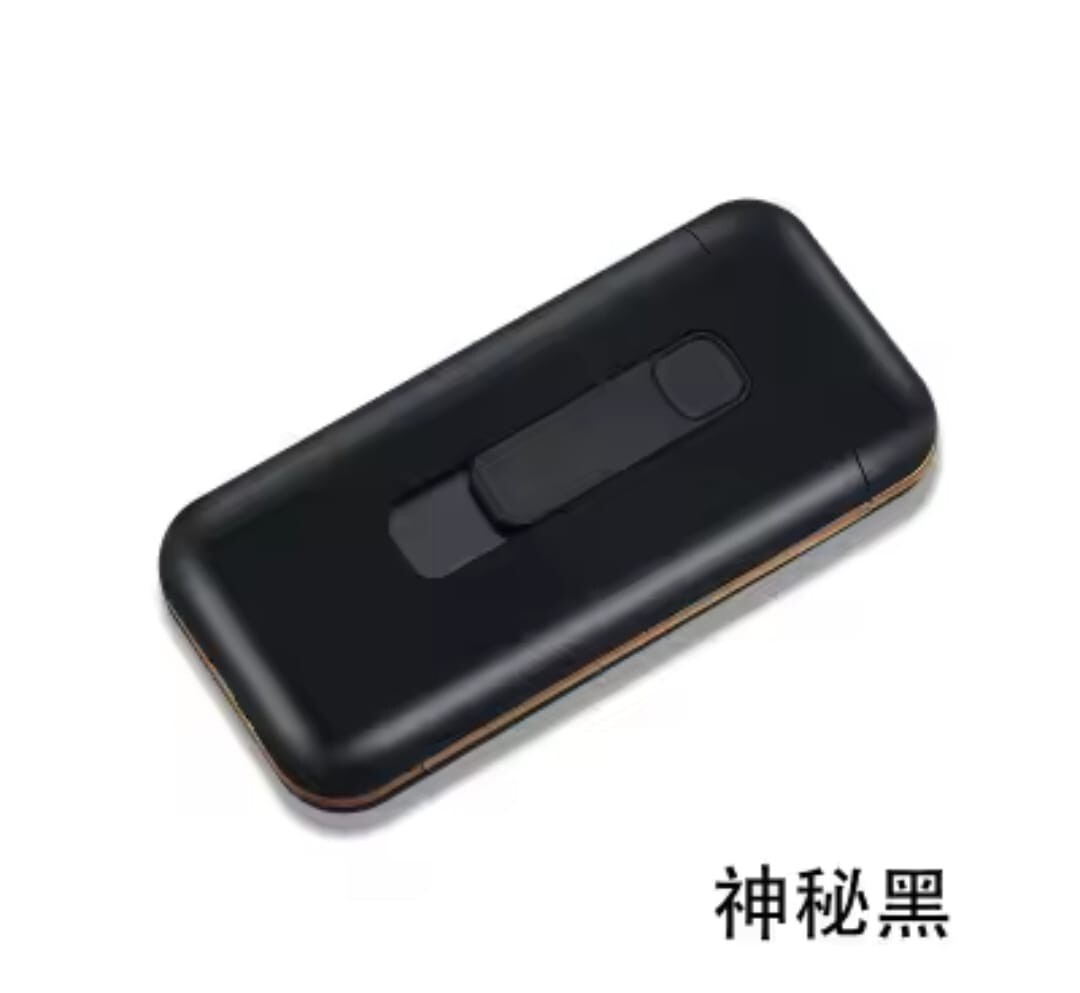 Fashion Slim Cigarette Case with USB Rechargeable Heating Ar