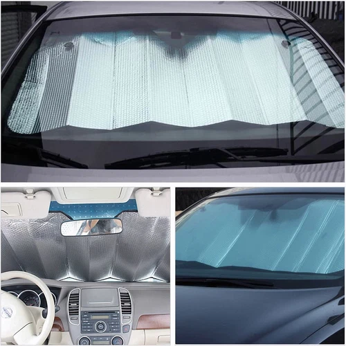 Foldable Car Windshield Front Window Sun Shade Cover Visor UV Block Protector - Picture 2 of 10