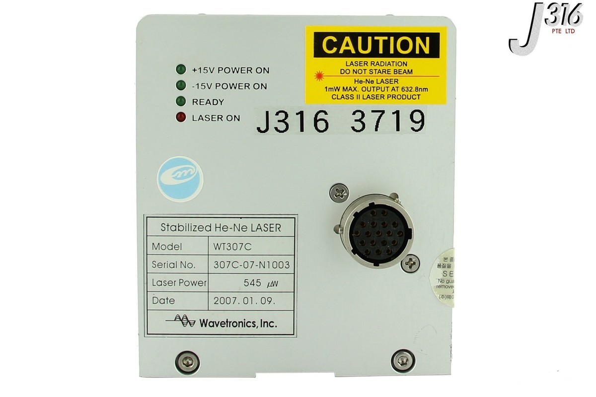 3719 WAVETRONICS STABILIZED HE-NE LASER 545µW WT307C | eBay
