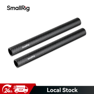 SmallRig 15mm Carbon Fiber Rod  6'' for 15 mm Rod Support System Pack of 2 -1872