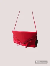 VTG 80s Purse By TONI Red Over the Sholder Or Crossbody NWT