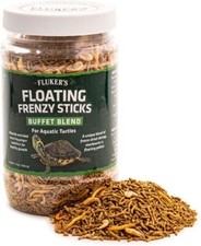 Reptile, Flukers Floating Frenzy Buffet Blend for Aquatic Turtles 11.5 oz 