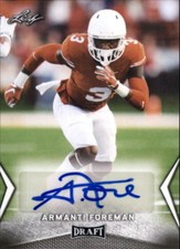 2018 Leaf Draft Football Rookie Autograph Singles (Pick Your Cards)