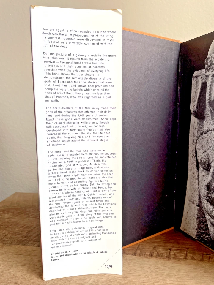 EGYPTIAN MYTHOLOGY by Veronica Ions (1968, HCDJ, Illustrated History) - Image 3 of 4
