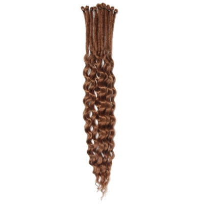 50cm Dreadlocks Hair Extension Curly Ends SE Dreads Kunsthaar Haarverlängerungen