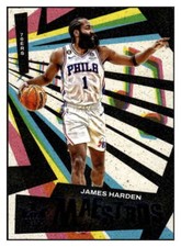 JAMES HARDEN 2022-23 Panini Court Kings /25 Maestros Sapphire #9 76ers  ID:59293