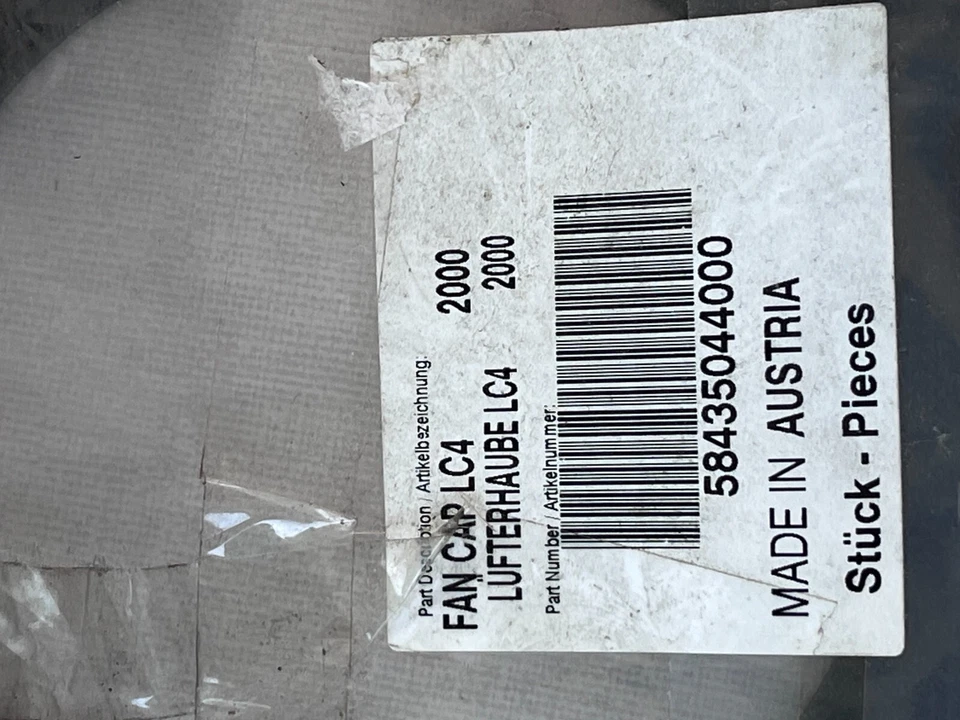 KTM Luftfilterhaube 58435044000 LC4 400 620 640 SMC 660 Deckel Cover Airbox - Imagem 3 de 4