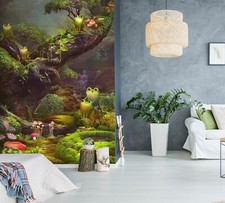3D Forest Frog B6436 Wallpaper Wall Mural Removable Self-adhesive Amy 23