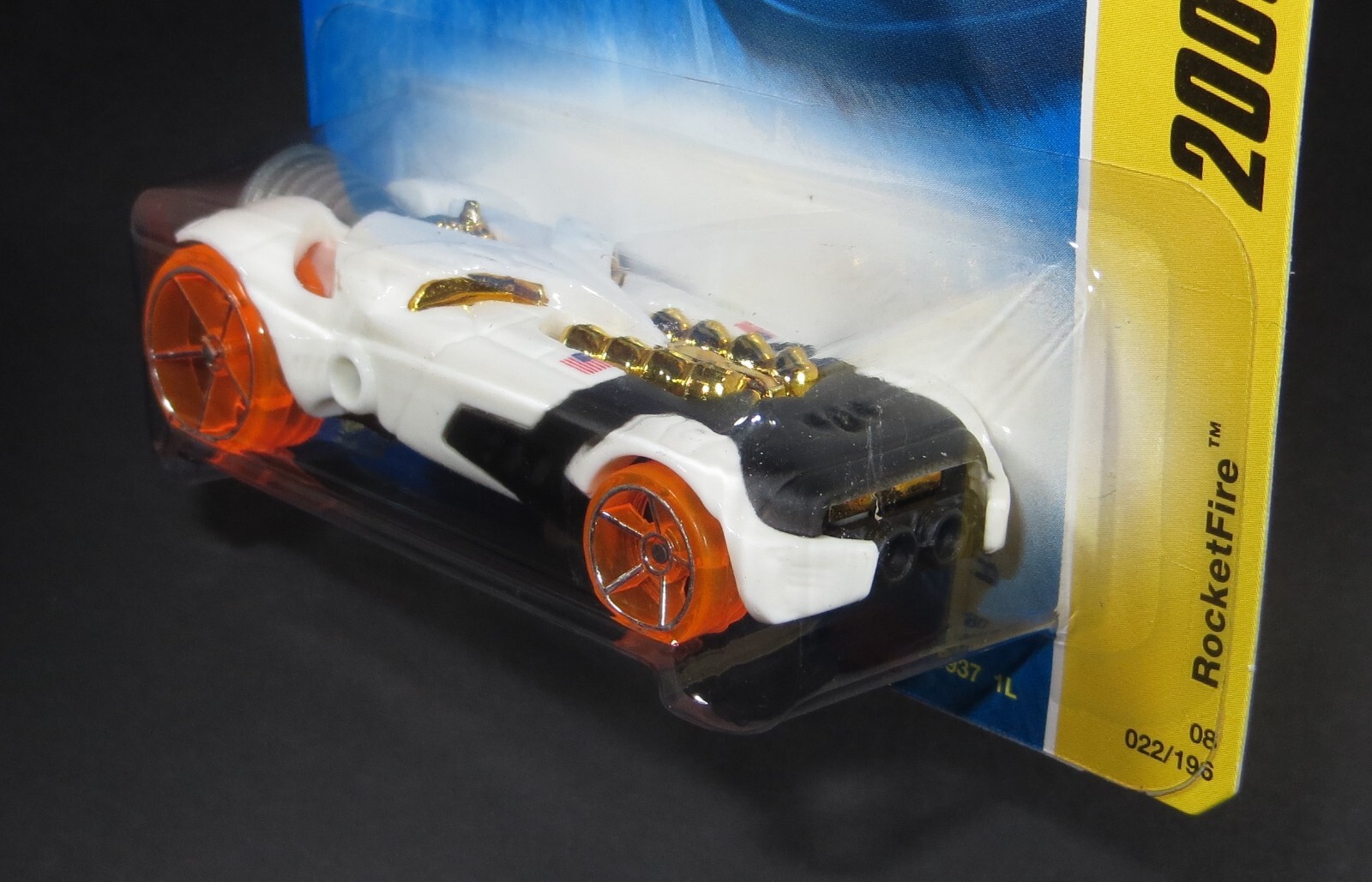 2008  Hot Wheels   White   ROCKETFIRE     New Models #022   HW86-010625