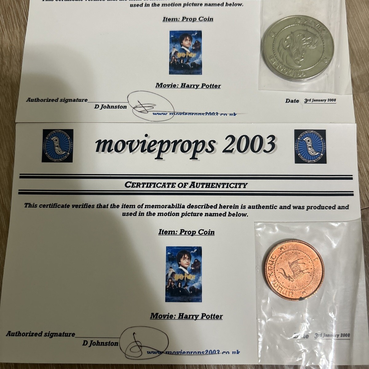 コレクション Harry Potter Movie Coins Amazon.com: The Noble Collection The Gringotts Bank Coin