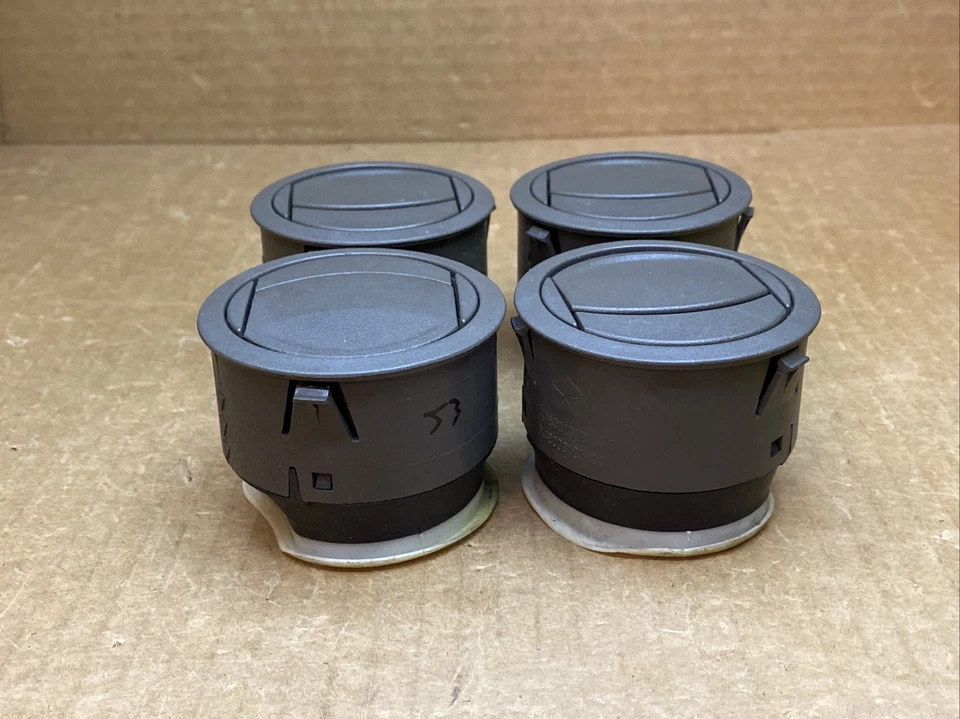 2006-2010 Jeep Commander A/C Heat Dash Air Vents Insert Set of 4 OEM J3 Khaki Foto 2 de 4