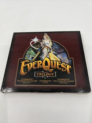 Everquest Trilogy (Windows PC CD-ROM) Ruins Kunark & Scars Expansions 2 Discs S4