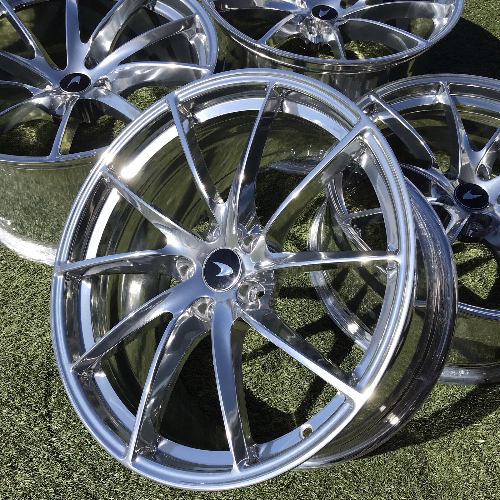 19 20 MCLAREN 720S RIMS STOCK ORIGINAL RIMS OEM 14B0405CP CERAMIC COATED 720 S