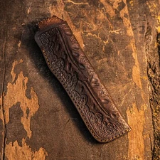 Custom Handmade Cow Leather Case Fix Blade Folding Scabbard Knife Sheath Leather