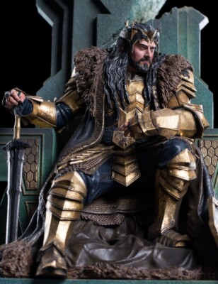 Hobbit King Thorin on Throne Statue LE 103/750 Weta Authentic/Not a Reproduction