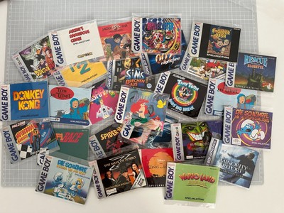 Nintendo Gameboy Classic Color Spiele Anleitungen | verschiedene zur Auswahl