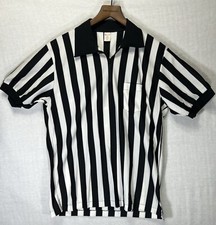 Vintage Southern Athletic Referee Shirt Mens XL Cotton Poly 1/4 Zip Made In USA