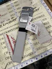 New PUMA Golf Belt Mens Adjustable Ultralite Stretch Buckle Strap Grey 054020 05