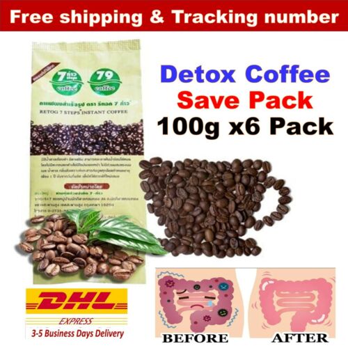 6x Organic Pure Coffee Detox Enema Instant Coffee Detoxification Colon Cleanse - Bild 12 von 12