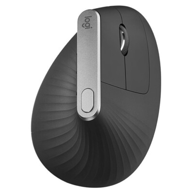 Logitech MX Vertical Maus schwarz, ergonomische PC-Maus