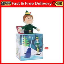Warner Brothers Elf Jack-in-The-Box Buddy The Elf Musical Toy for Kids  Toddler