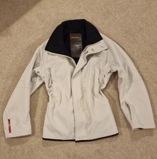 VINTAGE Exceptional Men's Prada Ski Coat 48 Cream Internal Bumbag 😍 Excellent