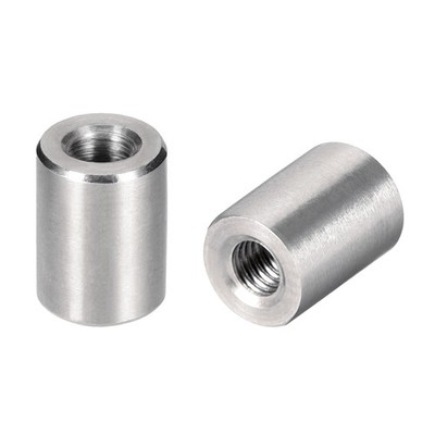 20 Stück M3 Rund Steckverbinder Muttern 304 Edelstahl Kupplungsmutter 8mm Länge
