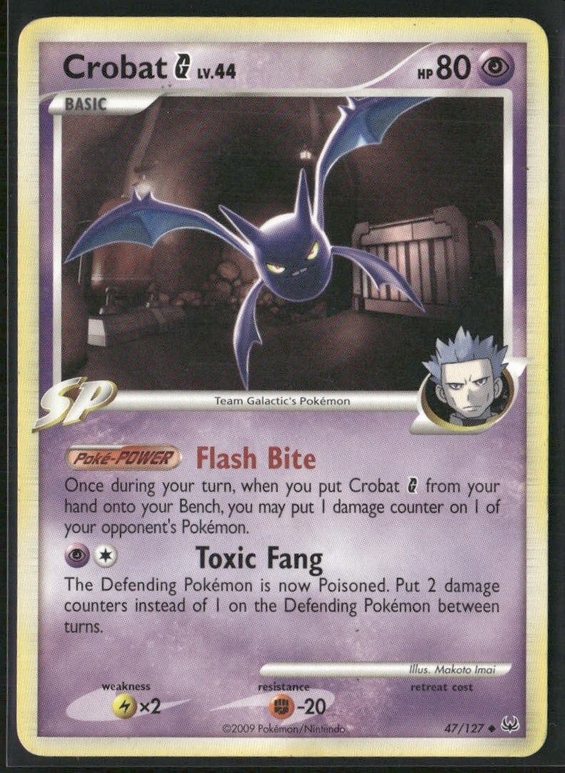 Crobat G 47/127 - Pokemon TCG Platinum 2009
