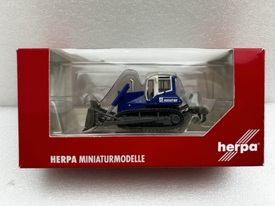 Herpa 152730 Liebherr PR734 Planierraupe Hochtief Blau Bulldozer Bagger OVP 1:87