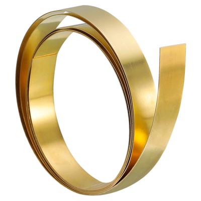 Brass Sheet Roll 0.3x10x1000mm Foil Brass Strip Gold for Electrical Repairs