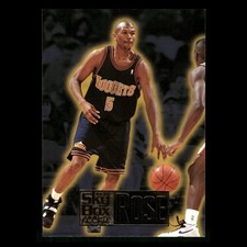 Jalen Rose Rookie #224 1994-95 SkyBox Rookie Denver Nuggets Basketball Card NBA. rookie card picture