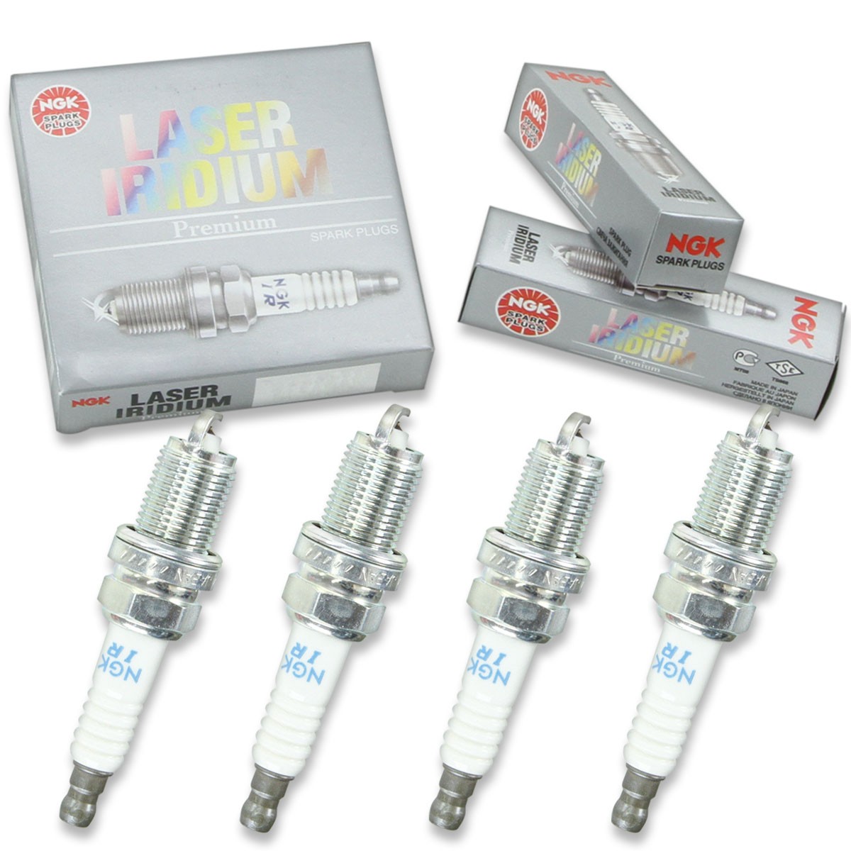 4 pc NGK 4996 IFR5T11 Laser Iridium Spark Plugs for SK16R11 SK16R-P11 PK16TT ob