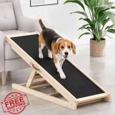 X XBEN Dog Ramp 39.4"Lx14.5"W Adjustable Height
