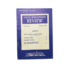 1956  Naval Review Booklet Volume 4 Number Two Blue Cover