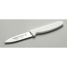 Dexter Basics® Stainless Steel Spear Point Paring Knife with White Handle - 3