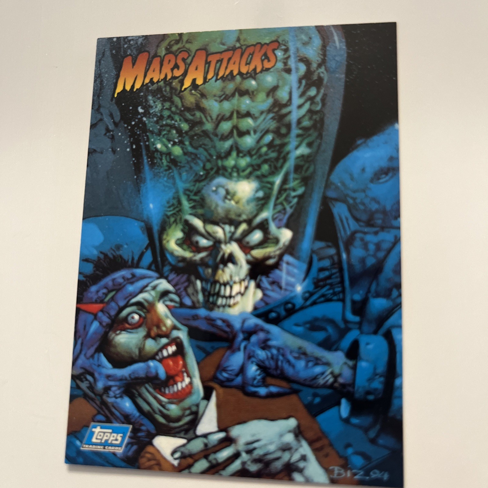 1994 Topps Mars Attacks Deluxe Promo Trading Card P2