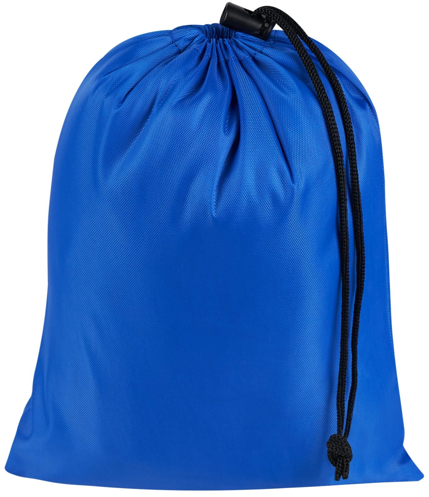 Drawstring Bag with Toggle - Nylon Cinch and Ditty Pouch () 7 x 9 Inch Blue