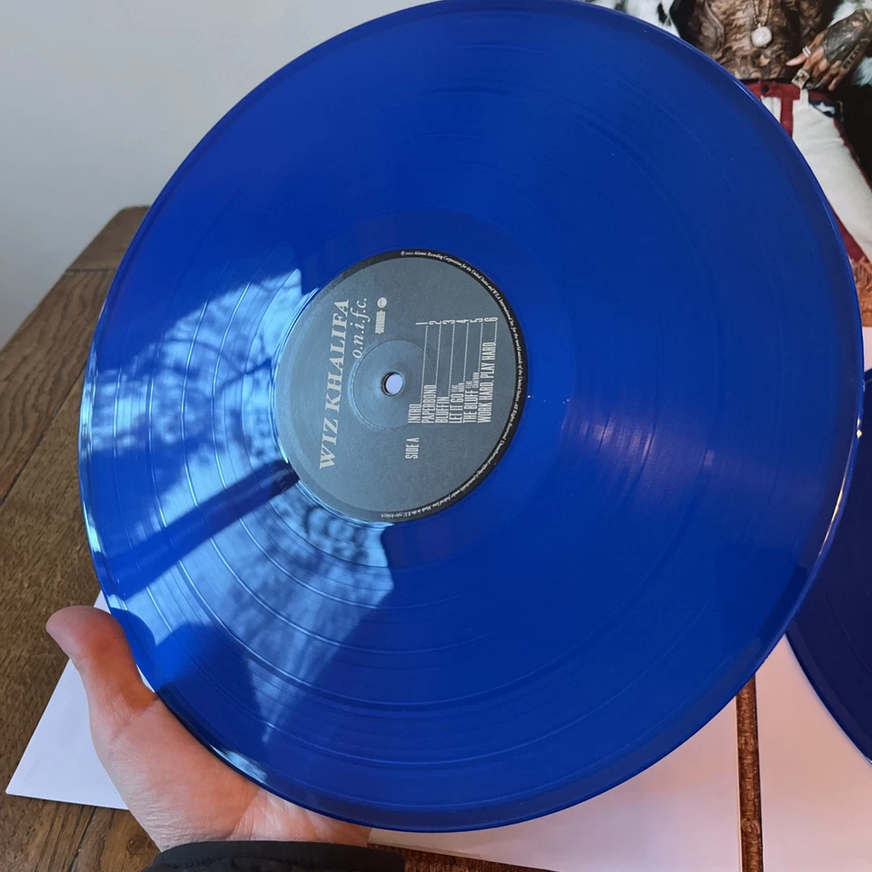 WIZ KHALIFA "O.N.I.F.C." Transluscent Blue Gatefold Double VINYL LP Limited Rare - Image 2 of 4