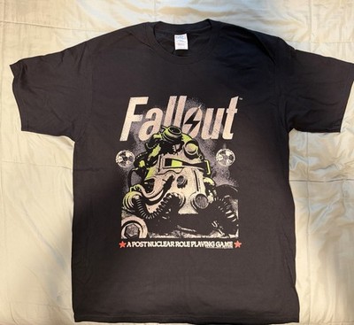 Fallout Video Game Distressed Character Portrait T-Shirt