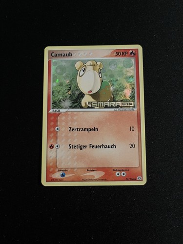 Camaub Holo Smaragd Karte - EX Smaragd Set 58/106 Deutsch