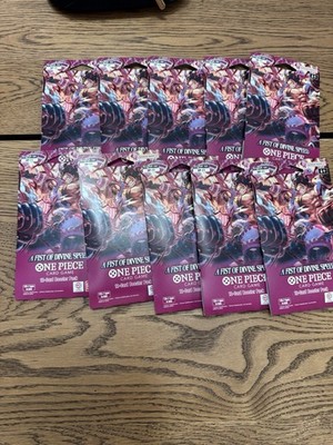 One Piece OP-11 a Fist of Divine Speed 10x Sleeved Booster Pack