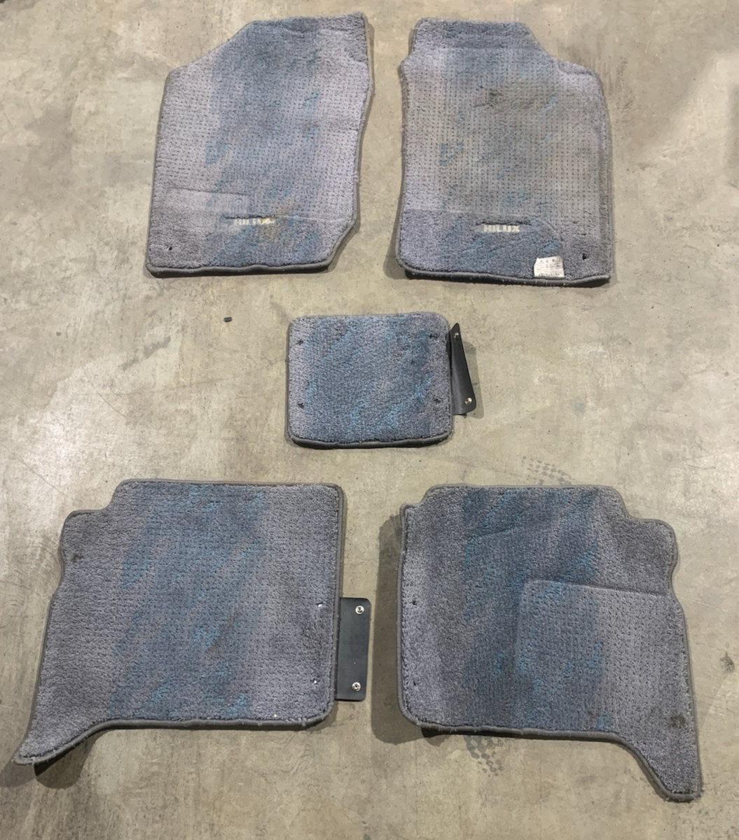 JDM OEM RHD Toyota Hilux Surf N130 Used Floor Mats 1990-1995 Rare