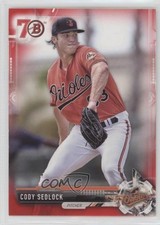 2017 Bowman Prospects Red 70th Anniversary Cody Sedlock #BP90 4ns
