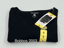 Seg’ments Women's 100% Merino Wool Top, Black, Size S