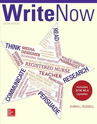 Write Now 2e MLA 2016 UPDATE - Paperback, by Russell Karin - Very Good