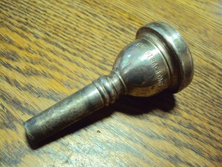 Vintage Vincent Bach Corp. 12C Brass Mouthpiece for Trombone Musical Instrument