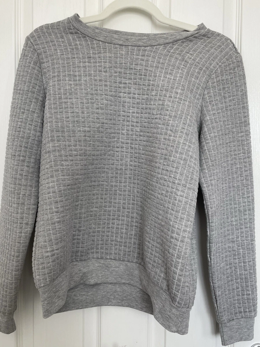 Sweat à Capuche Forever 21 - Gris Chiné - Taille L - Femme - Occasion
