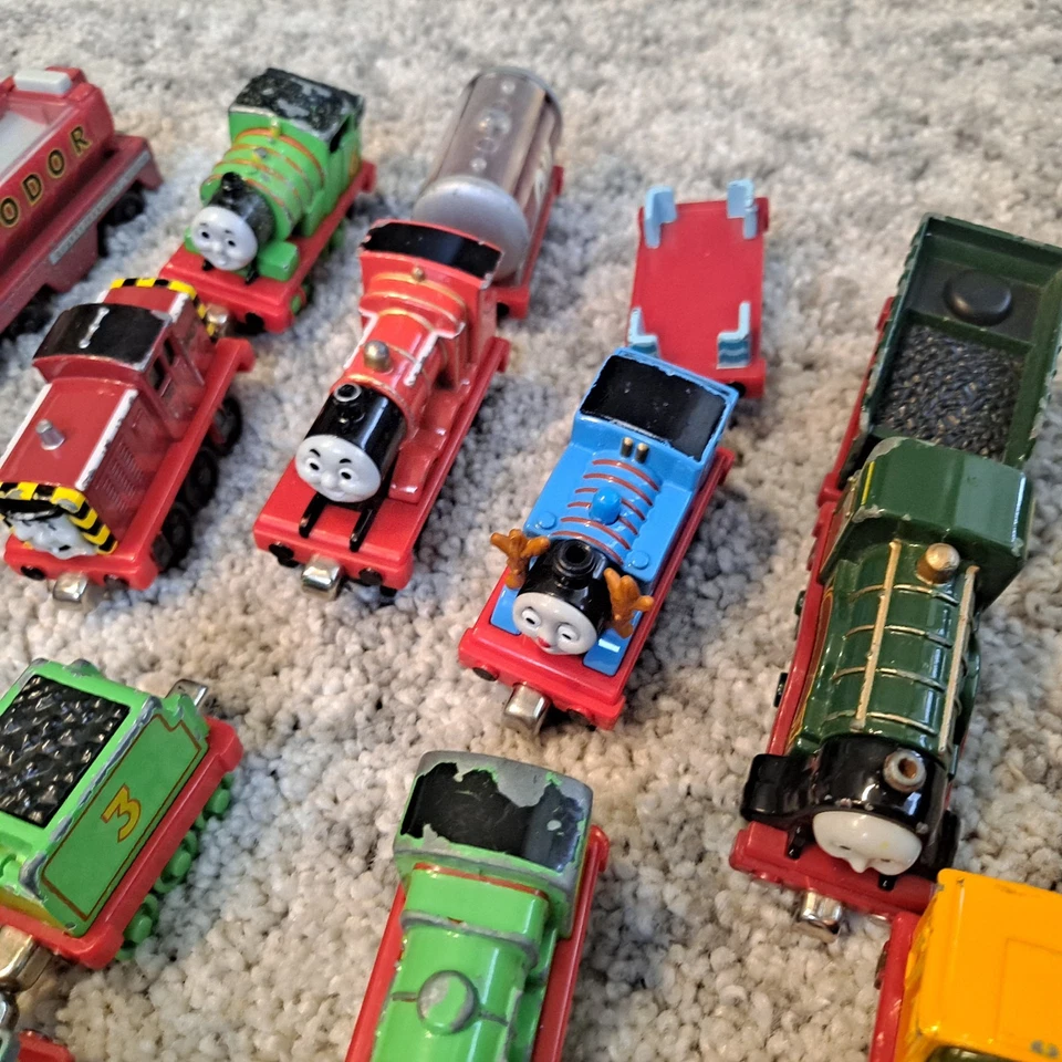  Lot Of 22 Thomas Train Engines Cars Diecast Gullane, Learning Curve Magnetic  - Image 4 of 4