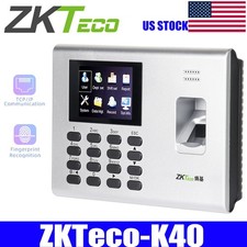 ZKteco K40 Access Control TCP/IP USB Clock Biometric Fingerprint Time Attendance