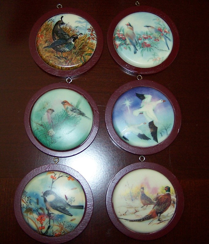 Six Hallmark Wildlife Collection Birds